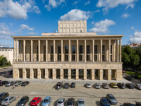 Teatr Wielki w Łodzi, widok od placu